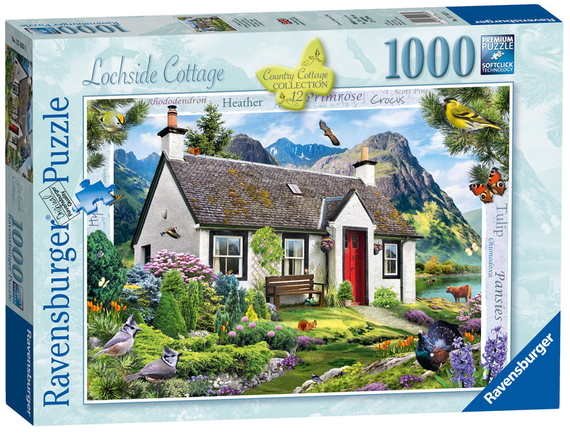 Ravensburger Country Cottage Collection No.12 - Lochside Cottage, 1000 piece Jigaw Puzzle