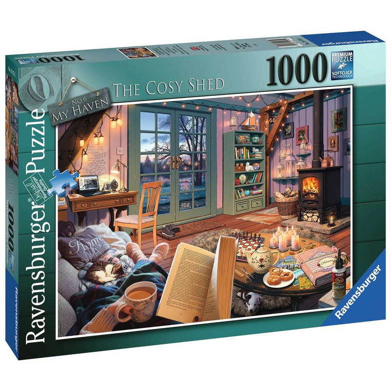 My Haven No 6. The Cosy Shed 1000 piece Jigsaw Puzzle