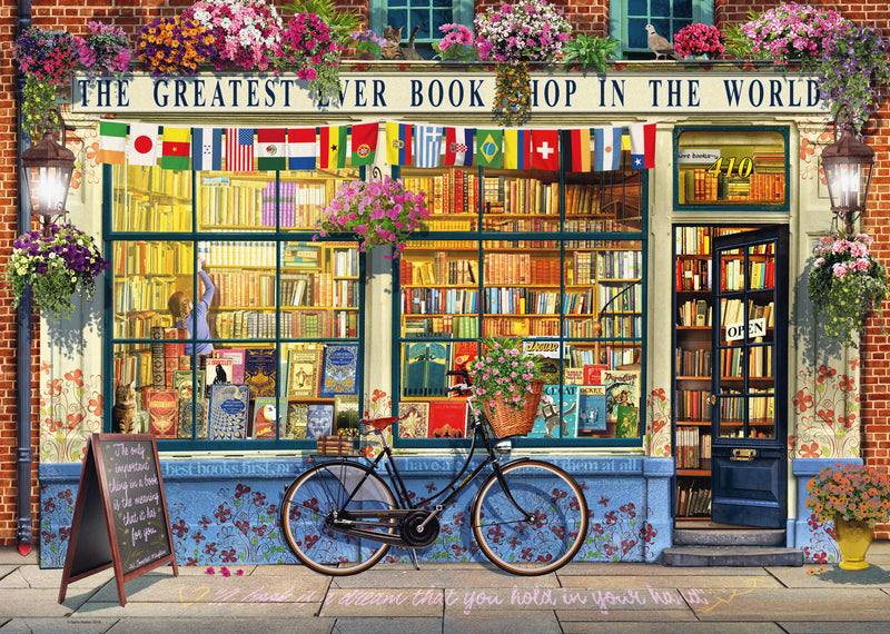 Ravensburger The Greatest Bookshop 1000 piece Jigsaw Puzzle