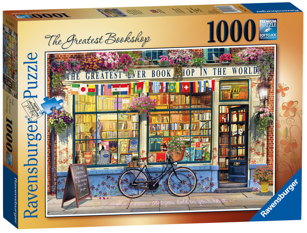 Ravensburger The Greatest Bookshop 1000 piece Jigsaw Puzzle