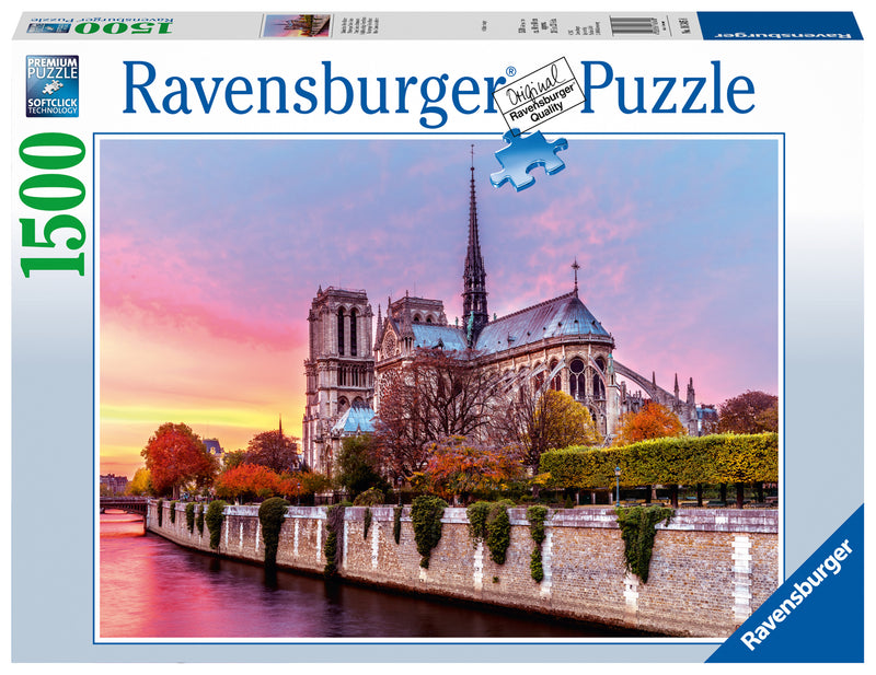 Ravensburger Picturesque Notre Dame 1500 piece Jigsaw Puzzle