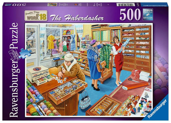 Happy Days at Work No.18 - The Haberdasher 500 piece Jigsaw Puzzle