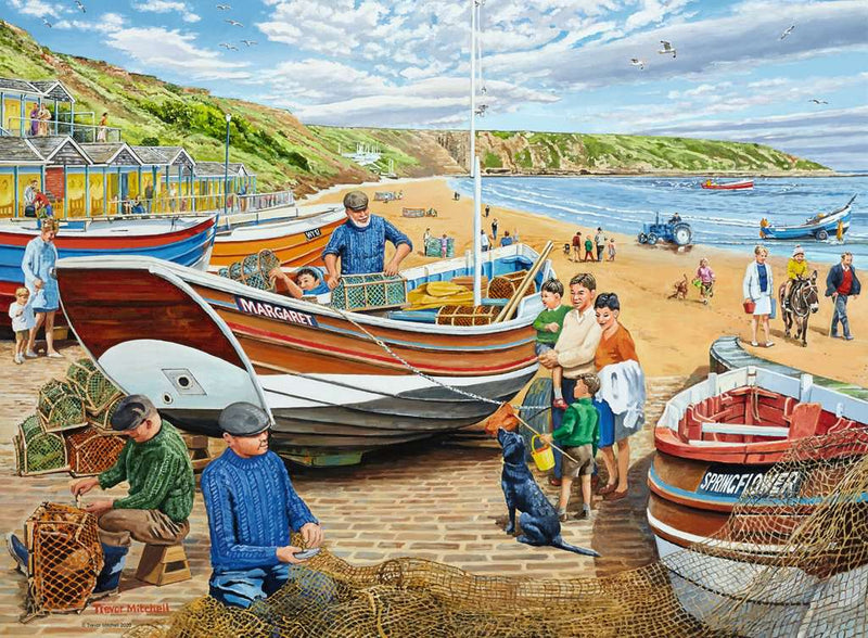 Happy Days at Work No.19 - The Fisherman 500 piece Jigsaw Puzzle