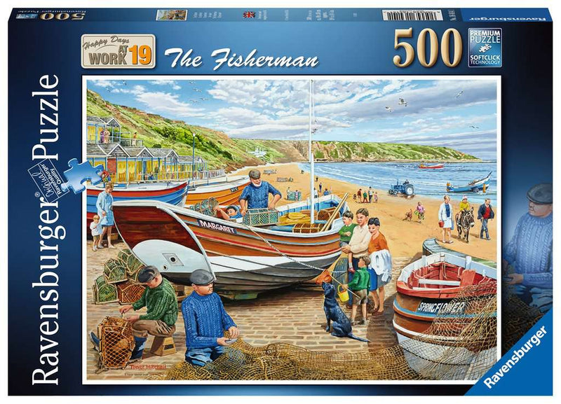 Happy Days at Work No.19 - The Fisherman 500 piece Jigsaw Puzzle