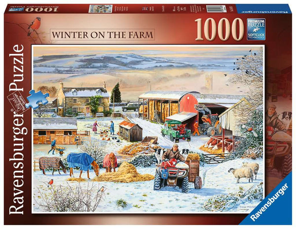 Ravensburger Winter on the Farm 1000 piece Jigsaw Puzzle