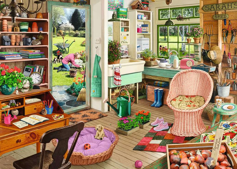 My Haven No 8 The Garden Shed 1000 piece Jigsaw Puzzle