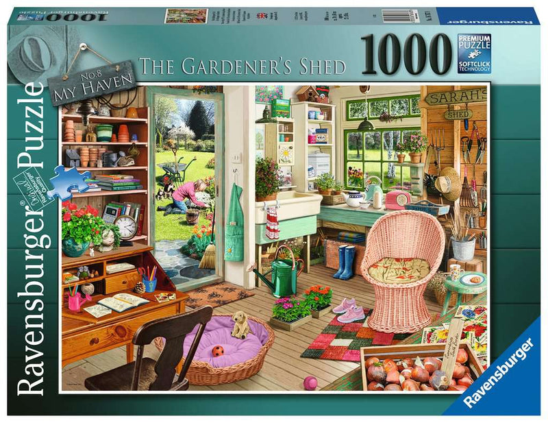 My Haven No 8 The Garden Shed 1000 piece Jigsaw Puzzle