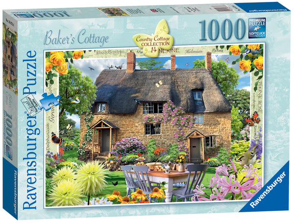 Ravensburger Country Cottage Collection No.14 - Baker's Cottage, 1000 piece Jigaw Puzzle