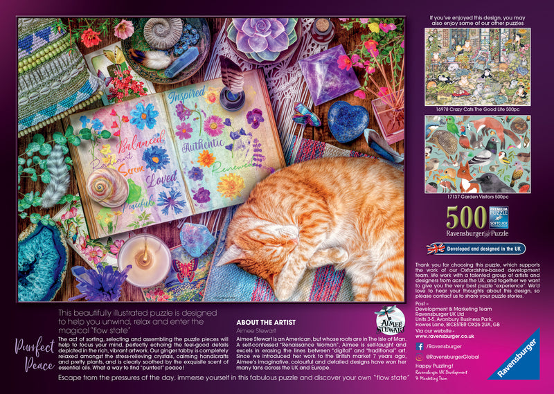 Purrfect Peace 500 piece Jigsaw Puzzle