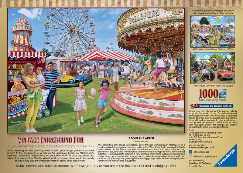 Ravensburger Vintage Fairground fun 1000 piece Jigsaw Puzzle