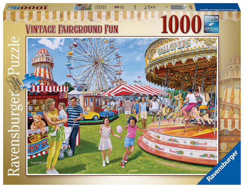 Ravensburger Vintage Fairground fun 1000 piece Jigsaw Puzzle