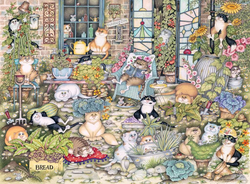 Crazy Cats The Good Life 500 piece Jigsaw Puzzle