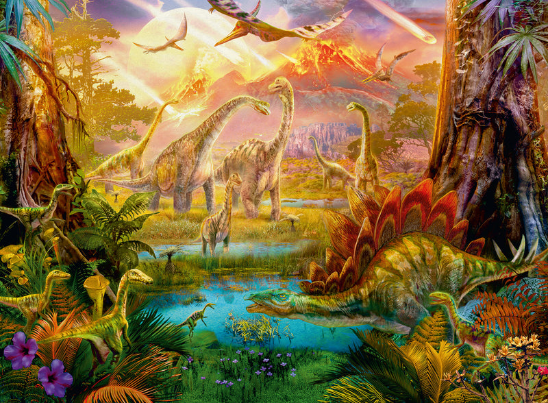 Land of the Dinosaurs 500 piece Jigsaw Puzzle