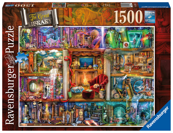 Ravensburger Aimee Stewart The Grand Library 1500 piece Jigsaw Puzzle