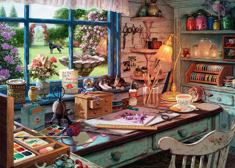 My Haven No 1. The Craft Shed 1000 piece Jigsaw Puzzle