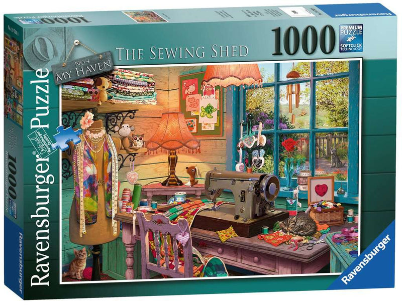 My Haven No 4. The Sewing Shed 1000 piece Jigsaw Puzzle