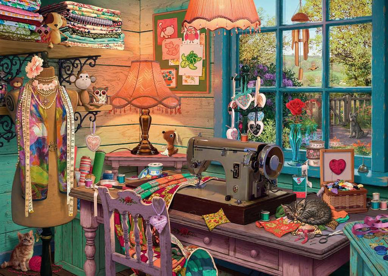 My Haven No 4. The Sewing Shed 1000 piece Jigsaw Puzzle